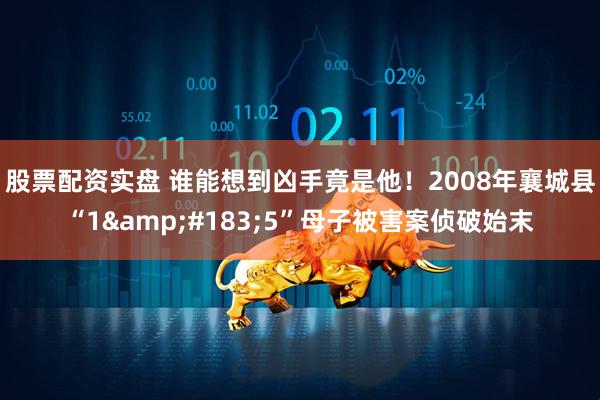 股票配资实盘 谁能想到凶手竟是他！2008年襄城县“1&#183;5”母子被害案侦破始末